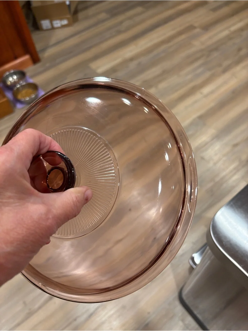 Corningware cranberry colored